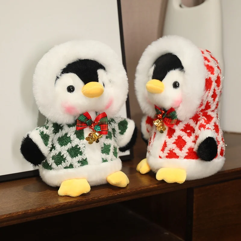 Christmas Decoration Kids Gifts Stuffed Animal Penguin Plush Soft 2024 Christmas Doll Plush