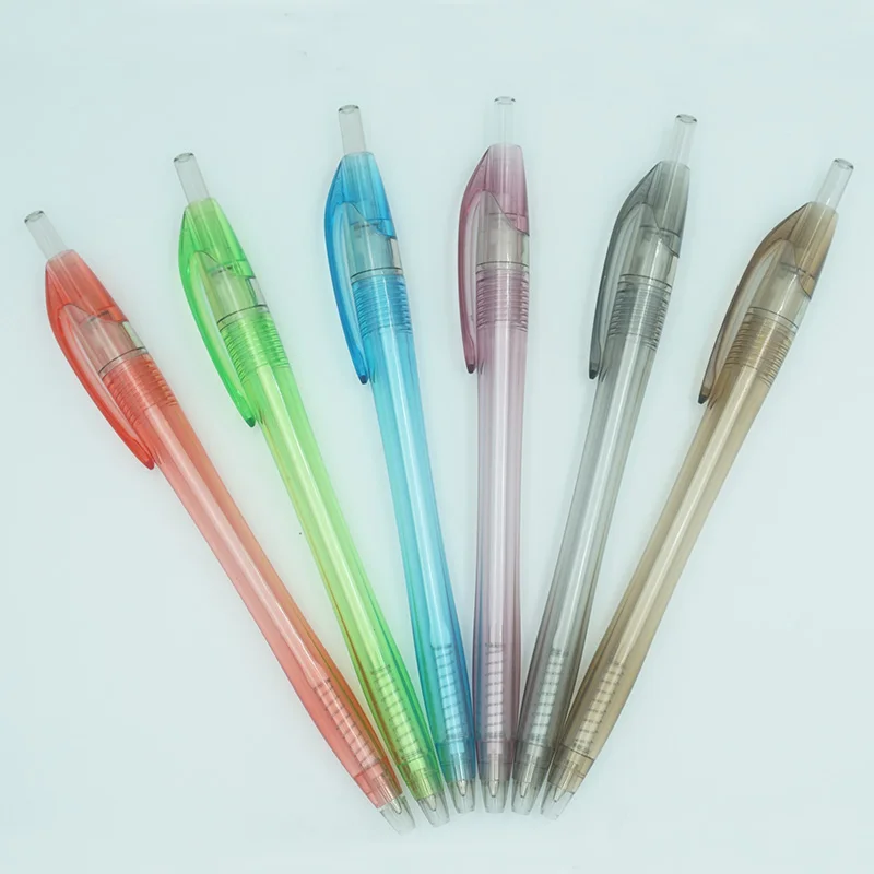 Hot Sale Promotional Colored Barrel Manufacturing Custom Roller Ball Point Pen With Logo