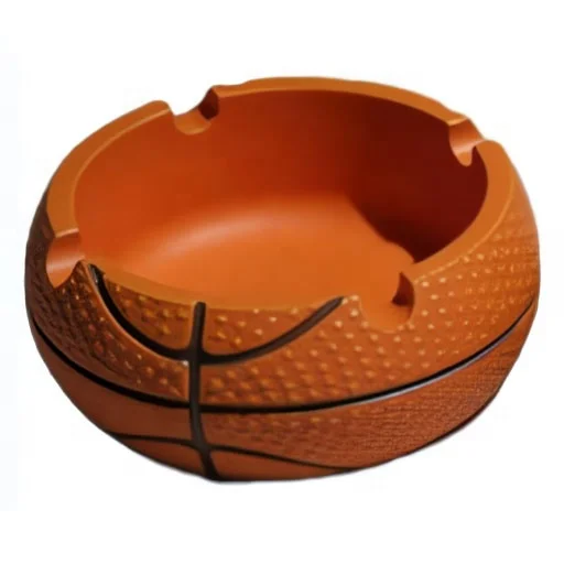 resin basketball ashtray(B80024) size:10x10x4cm