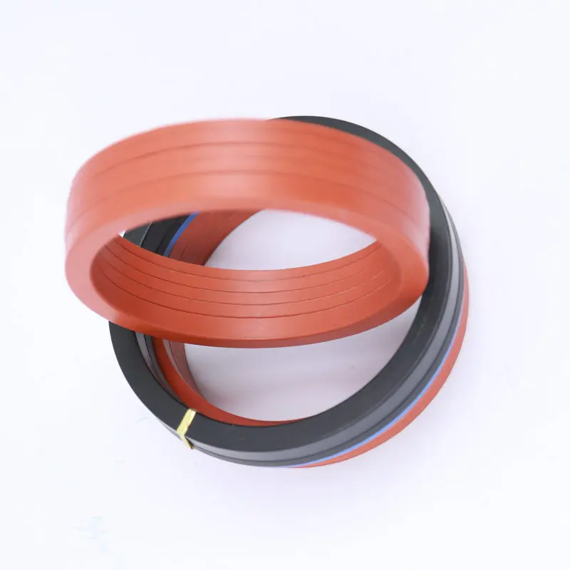 125*165mm Hydraulic cylinder Nbr Rubber-fabric Chevron vee packing seals vee set fkm fabric v ring seal