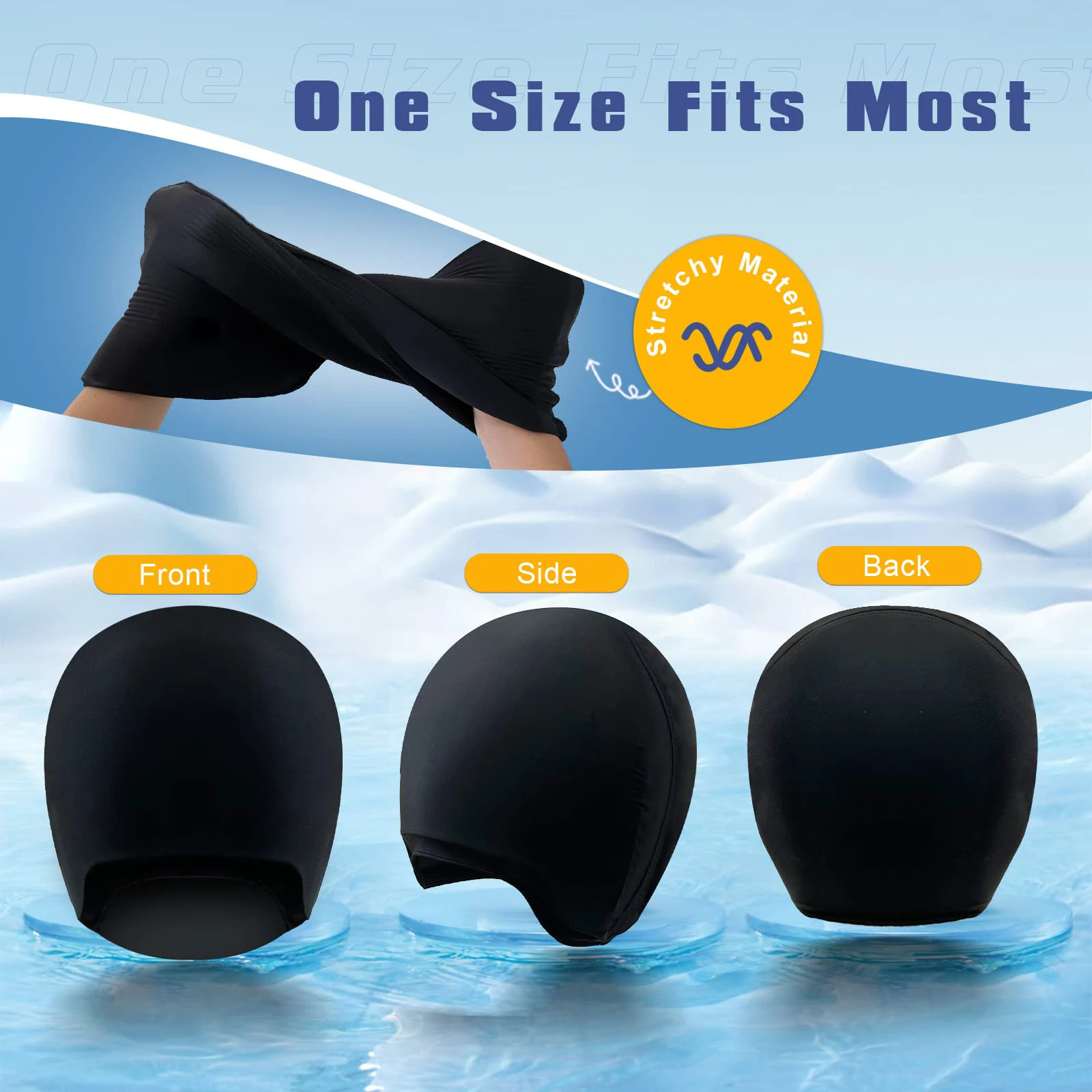 Bellewins Health Care Cooling Cap Chemotherapy Head Ice Pack Wrap Migraine Relief Cap For Headaches