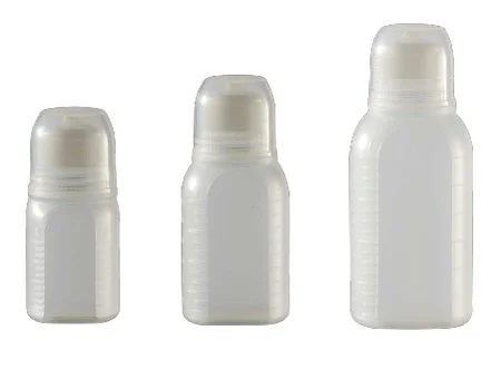 30ml, 60ml and 100ml plastic cough syrup bottle with measuring cup