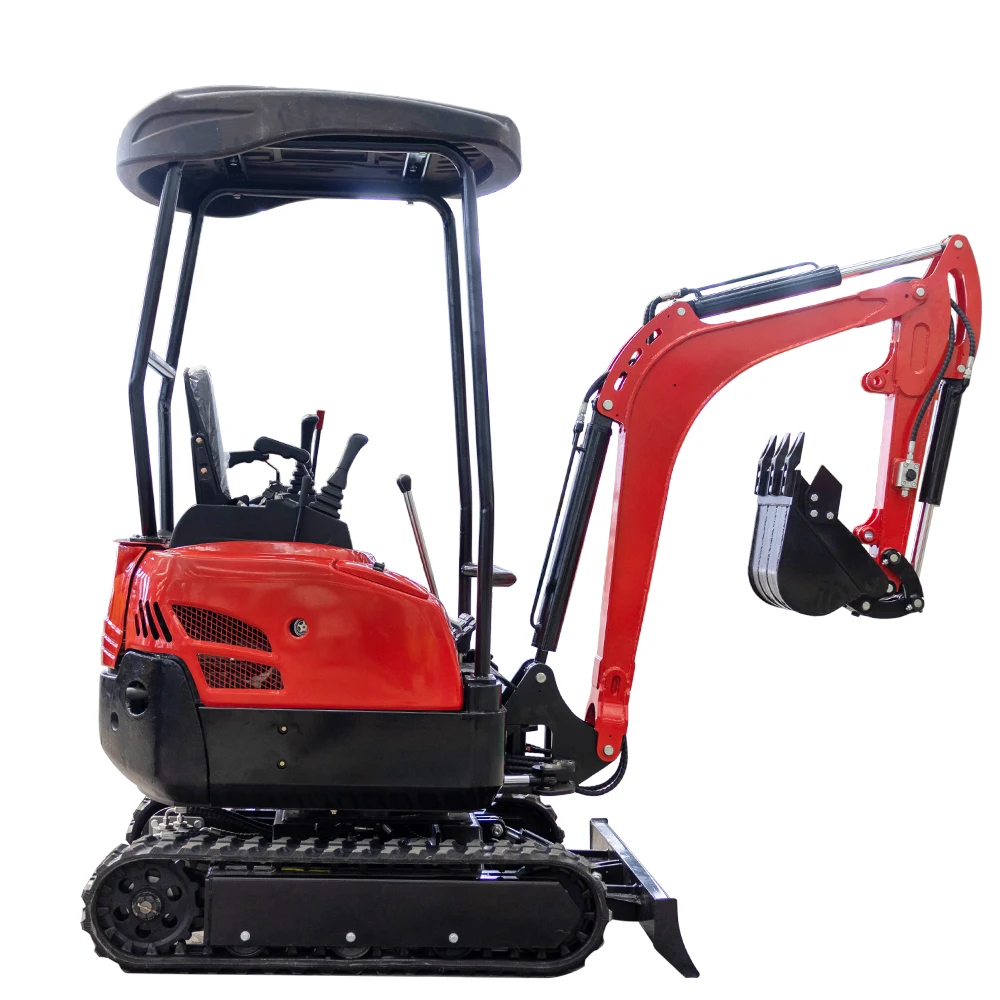 HT18 Hightop Hydraulic Crawler Mini Excavator 1.8Ton 3.5Ton With Hydraulic Pump And Thumb Garden Yard For Home Garden Use