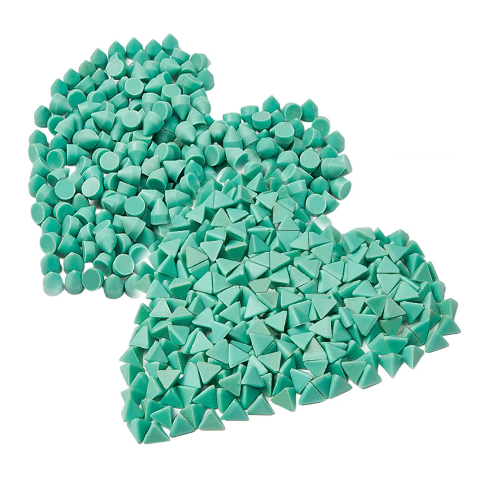 Boasta Polishing Tool Triangle Abasive Stones Grinding Triangle Abrasive Materials for Magnetic Tumbler Jewelry Polisher Making