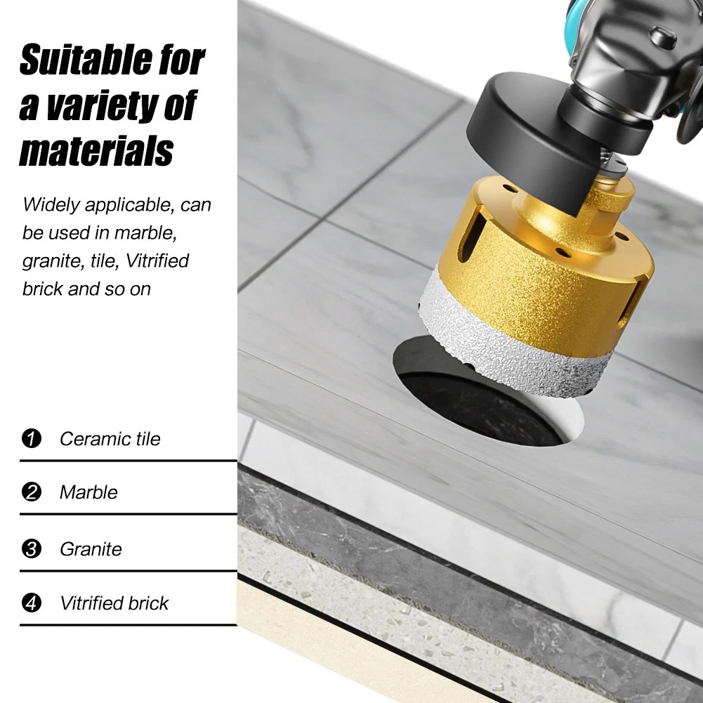 BEST M14 Vacuum Brazed Tile Glass Hole Cutter Diamond Hole Saw Core Drill Bits for Porcelain Ceramic Granite Marble