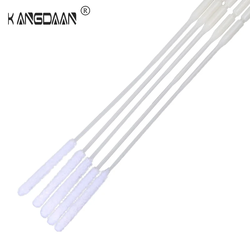 Sampling collection and transportation of nasal and oral flocking swabs