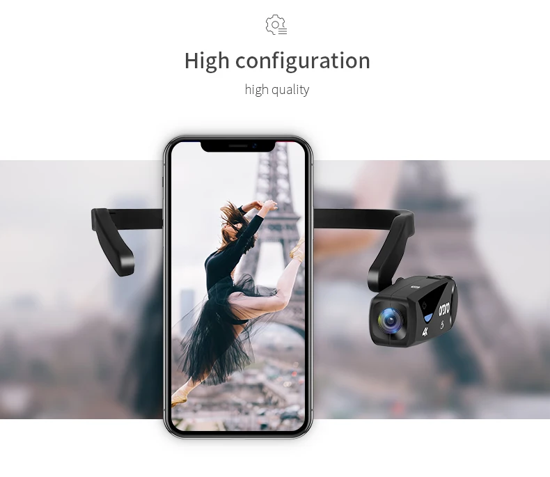 
ORDRO EP6 POV Professional Mini Camcorders Vlog Digital Wireless 4K UHD Video Camera 