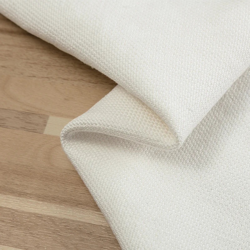 
Eco-friendly white 100% hemp fabric in 570-595 gsm 