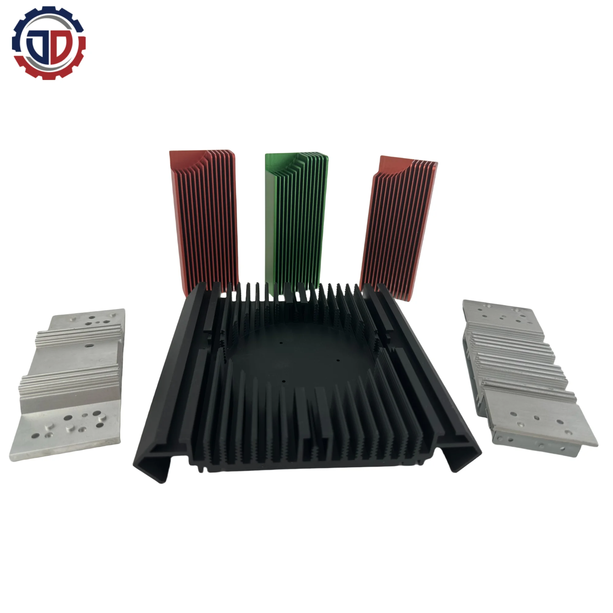 Custom Heat Sink Aluminum Heatsink Anodizing Rectangle Aluminum Pin Fin Led Bar Heatsink