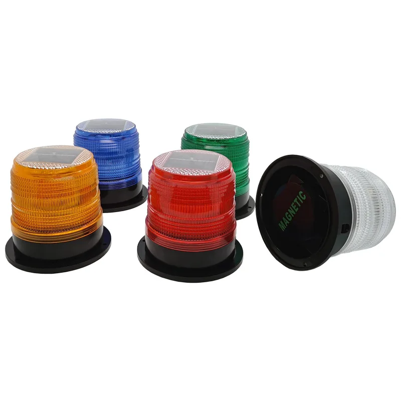 Solar Led Warning Lights 24v For Security Cigo Guardian Secure Beacon Light