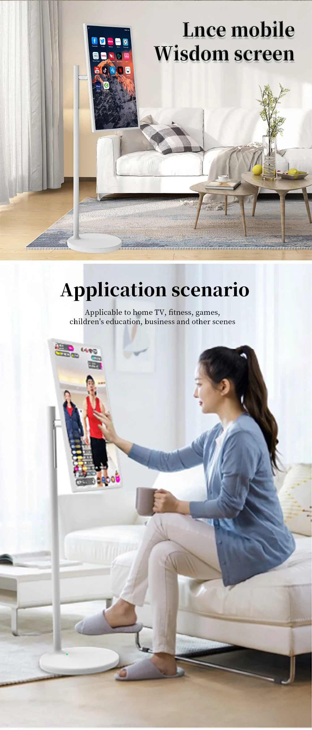 32 inch incell touch screens display full HD live streaming display android 12 wifi smart television TV on sale