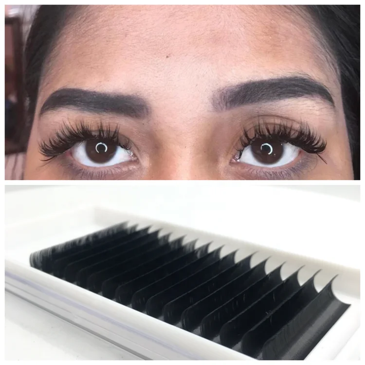 China suppliers Best Selling Flourishinglashes flat classic lashes with your own Logo lash extensions