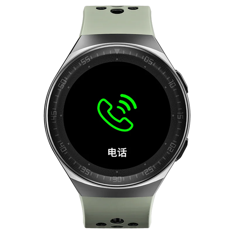 TL8251 Full Screen Touch Mobile Phone Watch IP67 Waterproof Smart Fitness Heart Rate Bracelet Watch