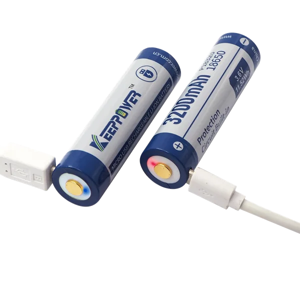 Аккумуляторная батарея Keeppower P1832U Micro USB 18650 3 6 В 3200 мАч