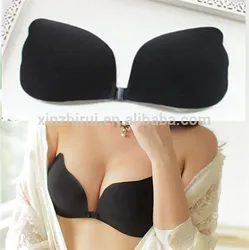 Mature Hot Sexy Silicone Invisible Sticky Bra in Nude Color with Front Closure