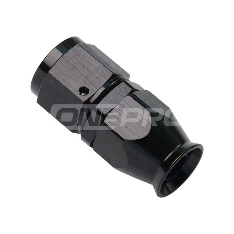 
Automotive Reusable Anodized Aluminum Alloy Fuel Line Swivel AN PTFE Hose End Fitting 