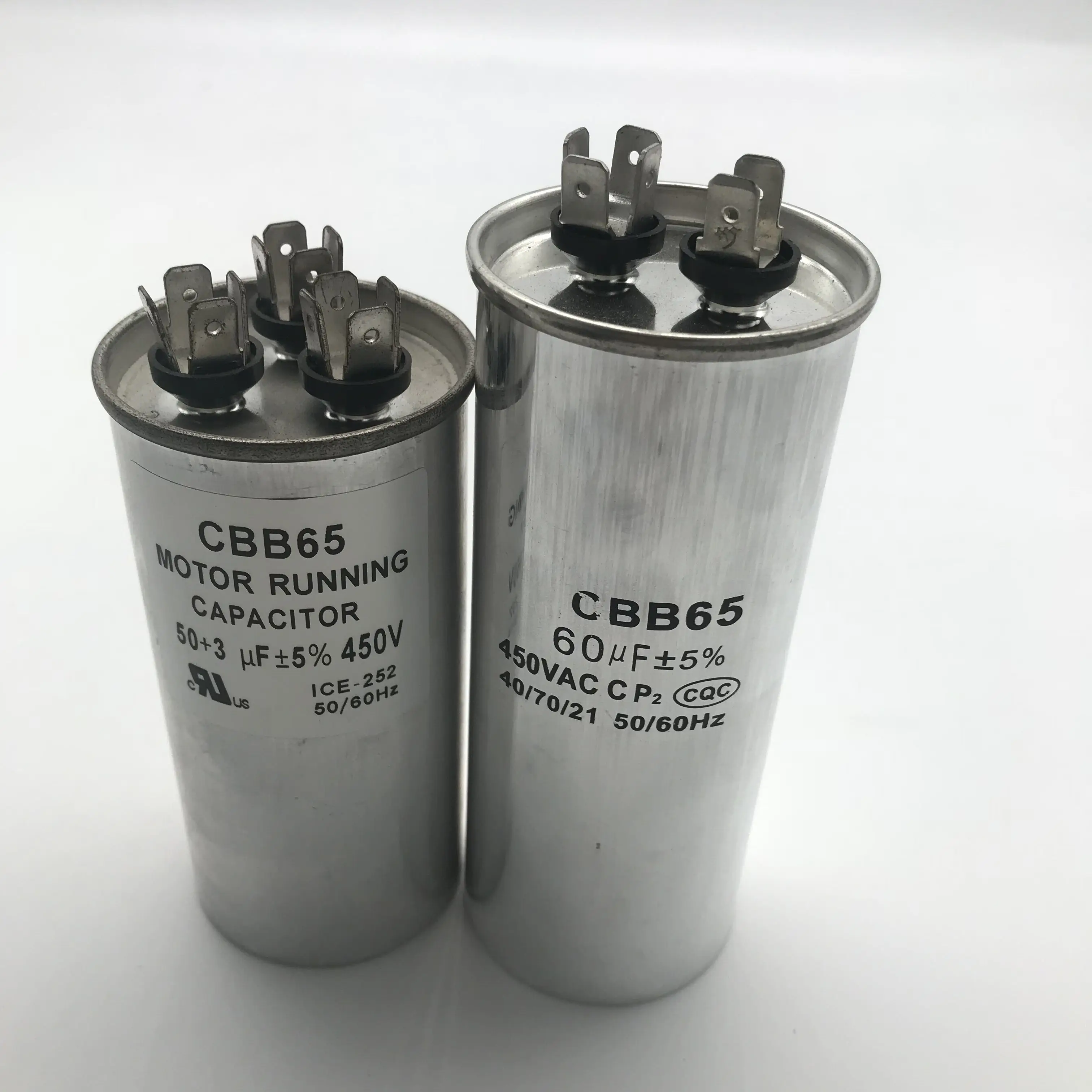 CBB65 450VAC 50/60Hz Air Conditioner Appliance Motor Start Run Capacitor 20uf-60uf