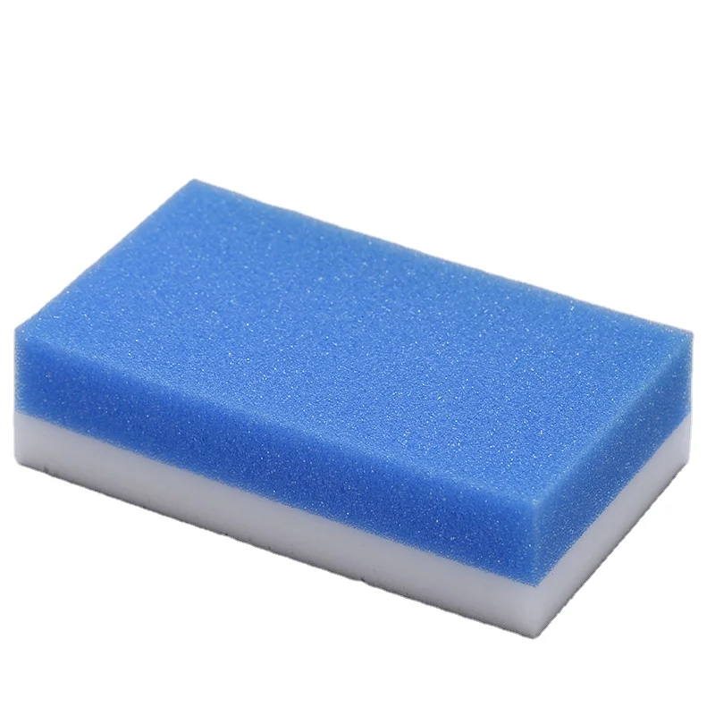 Customized Melamine Nano Magic White Washing Sponge Cleaning Sponge Eraser Power Wash Dish Sponge Kitchen PVC Bag Custom
