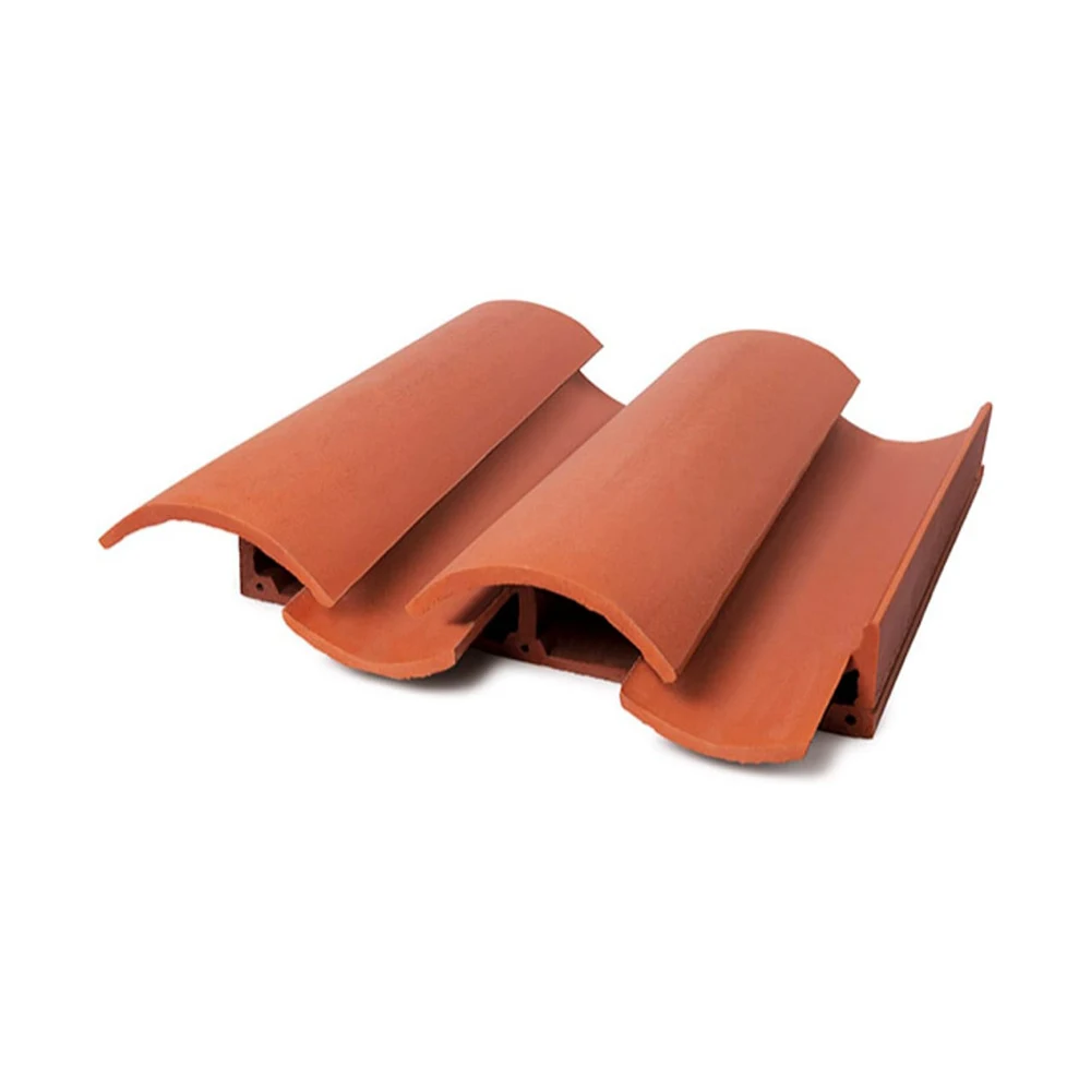Top Sale Euro Tiles Terracotta Red Ceramic Clay Roof Tile Porous Building Materials for Roofing Available for Sale