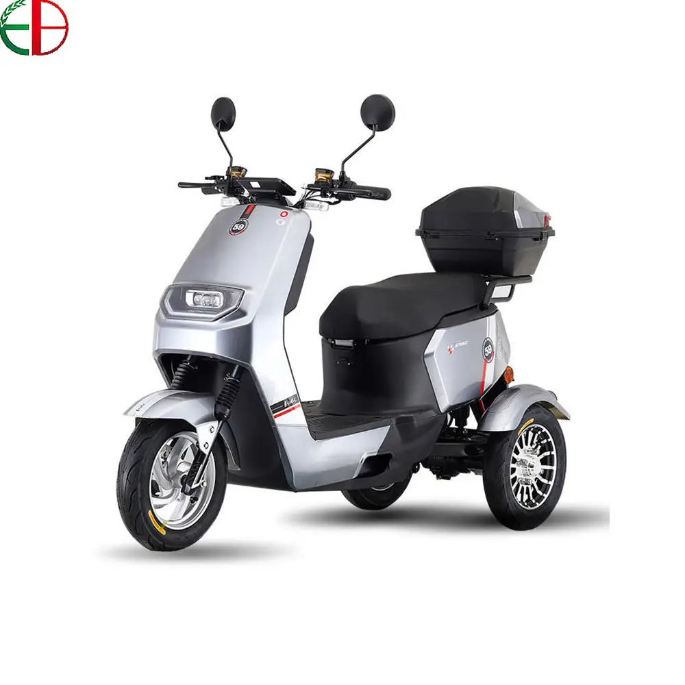 EEC Factory Direct Sale 800w 60v20ah Cheap Price Big Three Wheel Adult Powerful Electric Tricycle