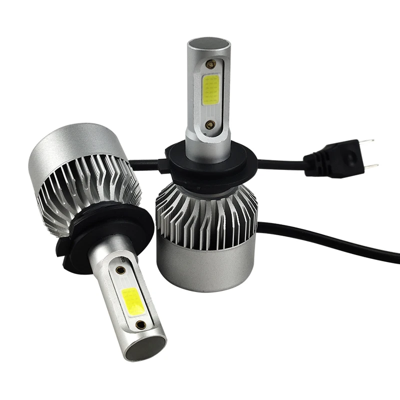COB led car headlight kit 6500k 72W 8200LM  H1 H7 H8 H9 H10 H11 H13 9005 9006 9007 S2 H11 led headlight