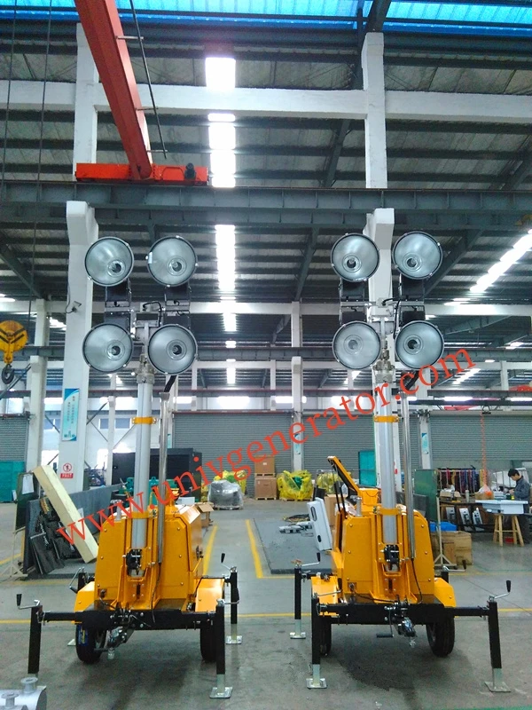 5kw Mobile Light Tower Diesel Generator