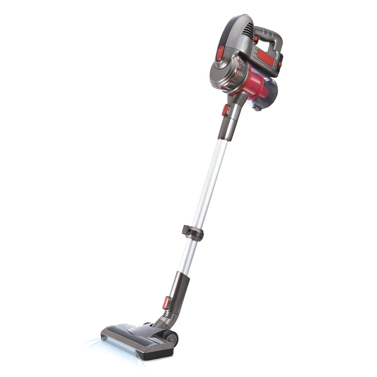 Factory directly sale! cordless vacuum cleaner without bag, with LED, parking function - handheld vacuum cleaner with crevice nozzle & dust brush