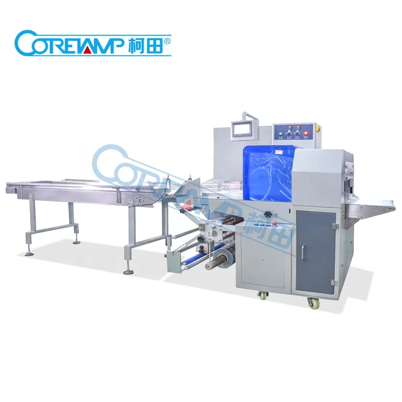 Сервопривод Многофункциональный горизонтальный поток обертки машина VT-280X