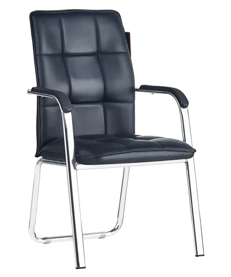Wholesale cheap stackable conference meeting room PU leather office chair with arm rest