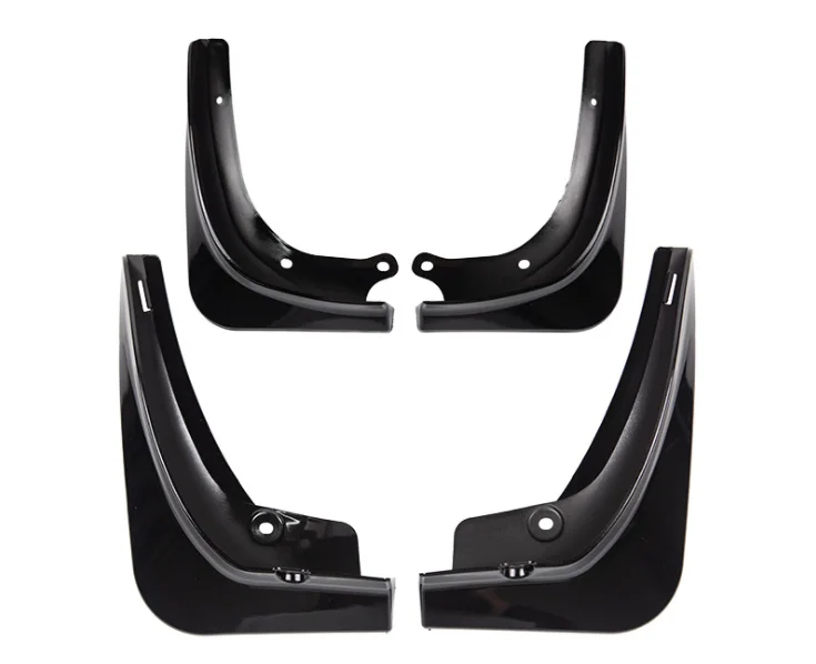 New Arch Wheel Eyebrow Protector Car Black 4 Pcs Pocket Sets Mud guard Sticker For Tesla model 3 2017-2021