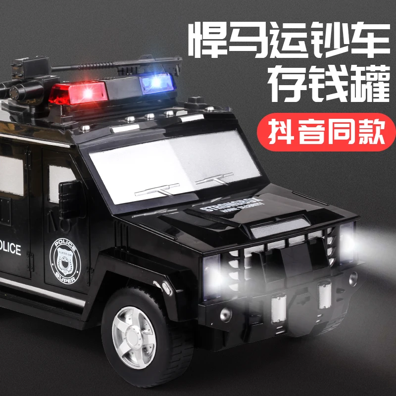 Baby Finger Print Truck Car Saving Coin Piggy Bank Automate Cash Roll Money Box Password Music Toys Manufacturers