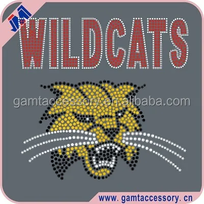JMT Custom Rhinestone Transfer Bengals Tiger Football Cheer Design Hotfix Motif Press T-shirt Logo Heat Rhinestone Transfer
