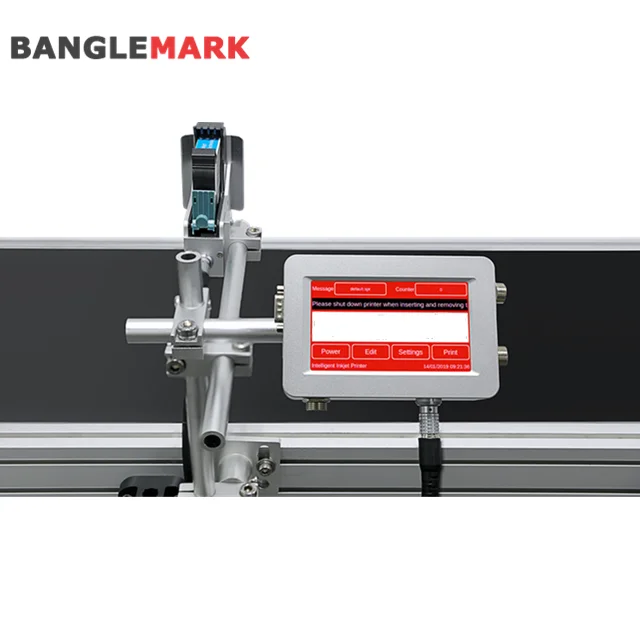 Plastic bottle bag metal cans date coder BangleMark Industrial Portable Inkjet Coding Printer