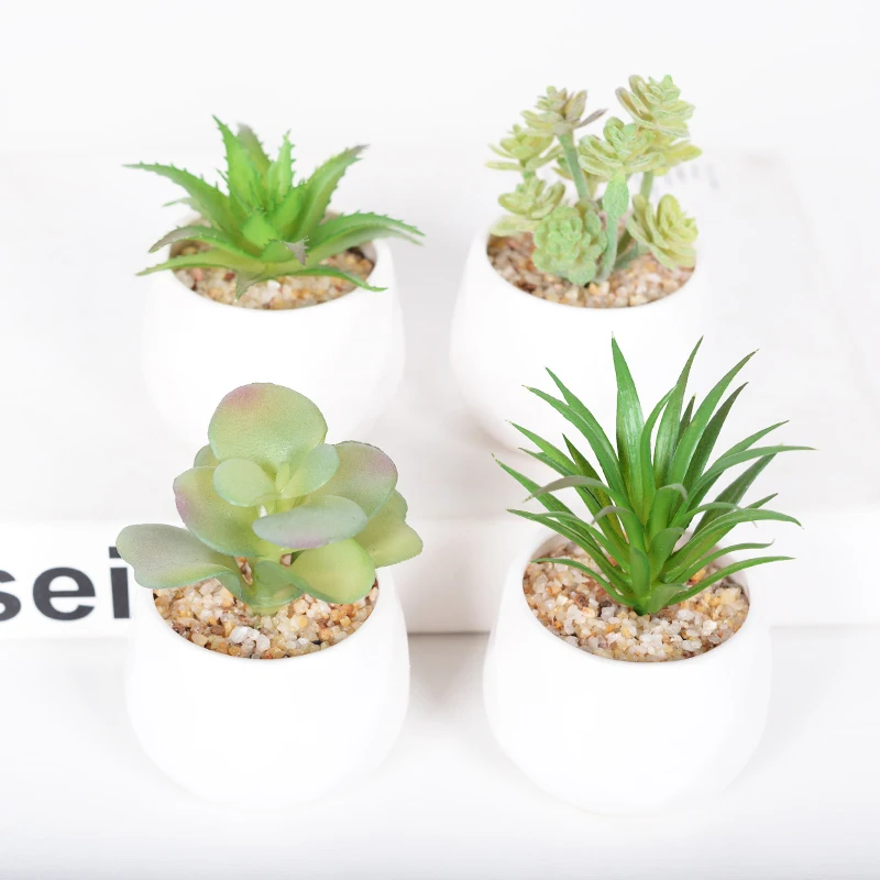 2022 new DIY small potted plants indoor decoration artificial succulent plants