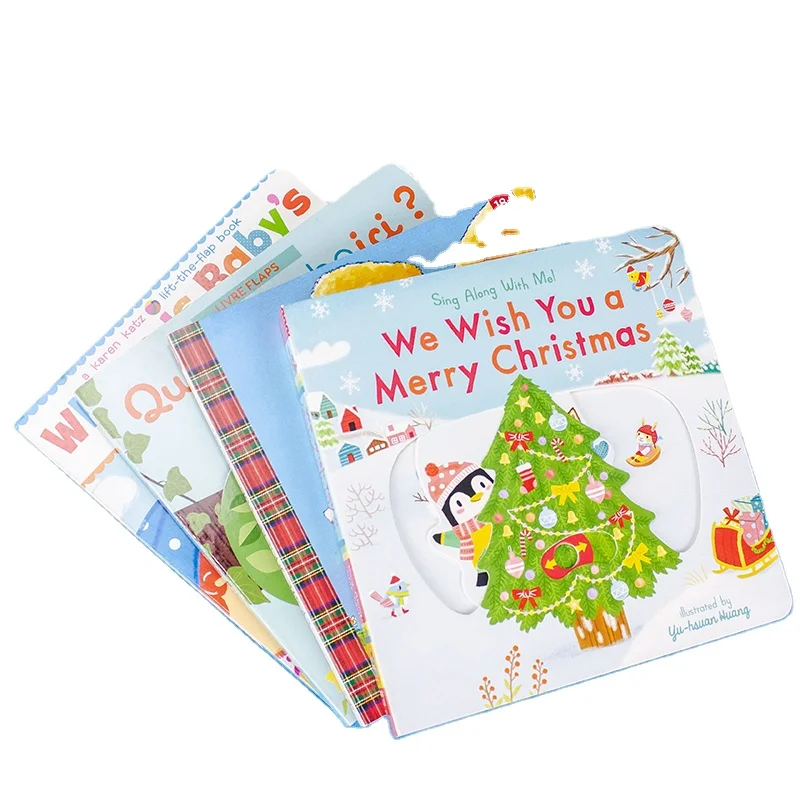 High End Custom Books Printing Hard Cover Coated Paper Printing Kids Children Board Book