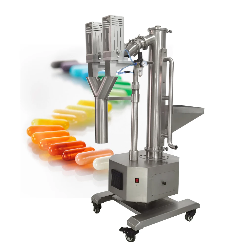 JMJ-1 Automatic Small Capsule Polisher Capsule Tablet Polishing Machine Slim Capsule Machine Tablet Deduster