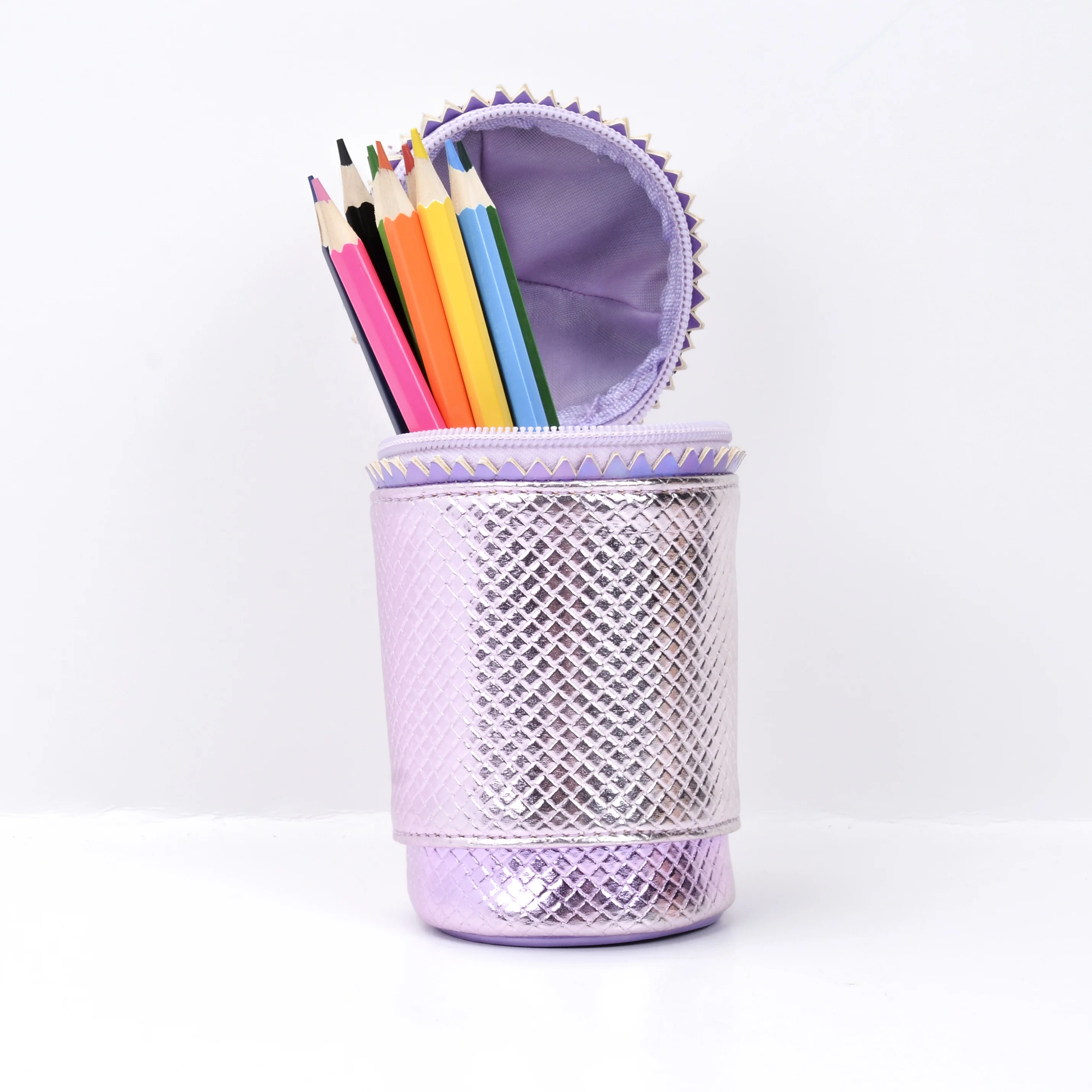 
kids OEM ice cream cup cake factory custom back to school supplies storage bag pen holder 