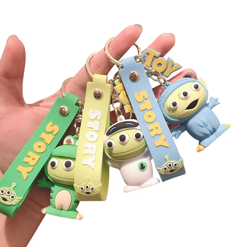 2022 ПВХ брелок с трехглазным кулоном Pixar из мультфильма 3D милый мультяшный анимационный комикс сувенирный подарок модный