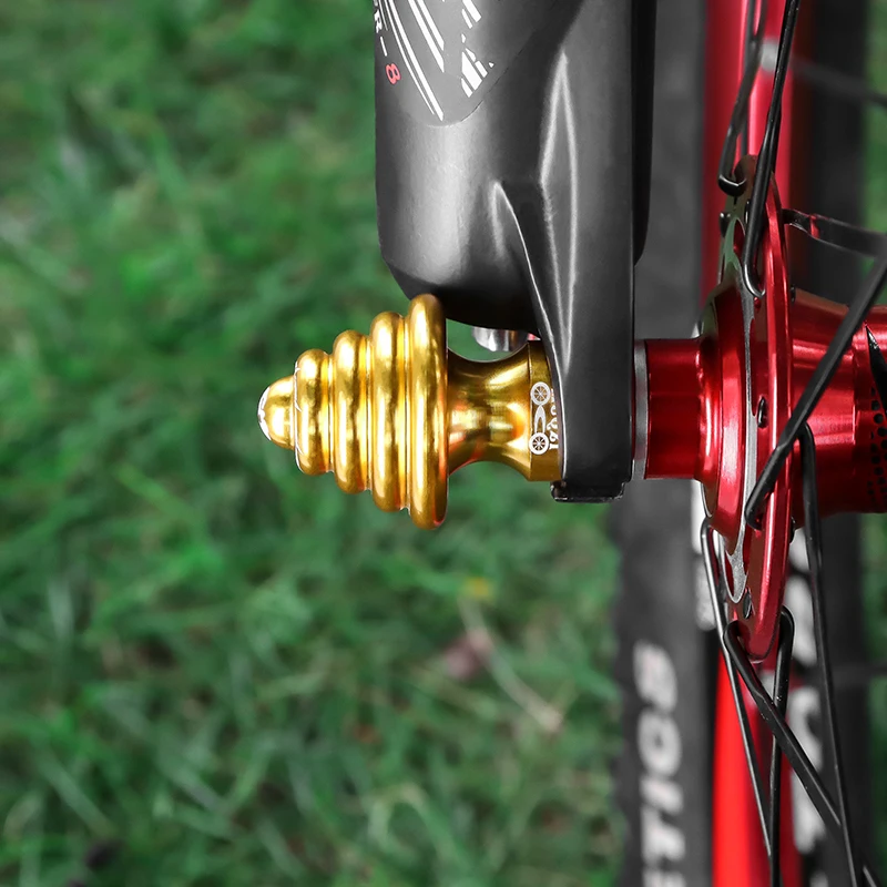 MUQZI Mountain Bike Front Rear Wheels Hub Nut M5 Aluminium Alloy Quick Release Hub Bolt Cycle  Accessories