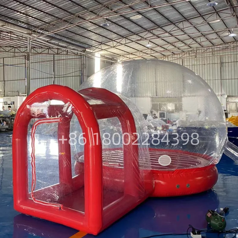 Popular kids adult inflatable bubble dome bounce house rental inflatable bubble house with tunnel