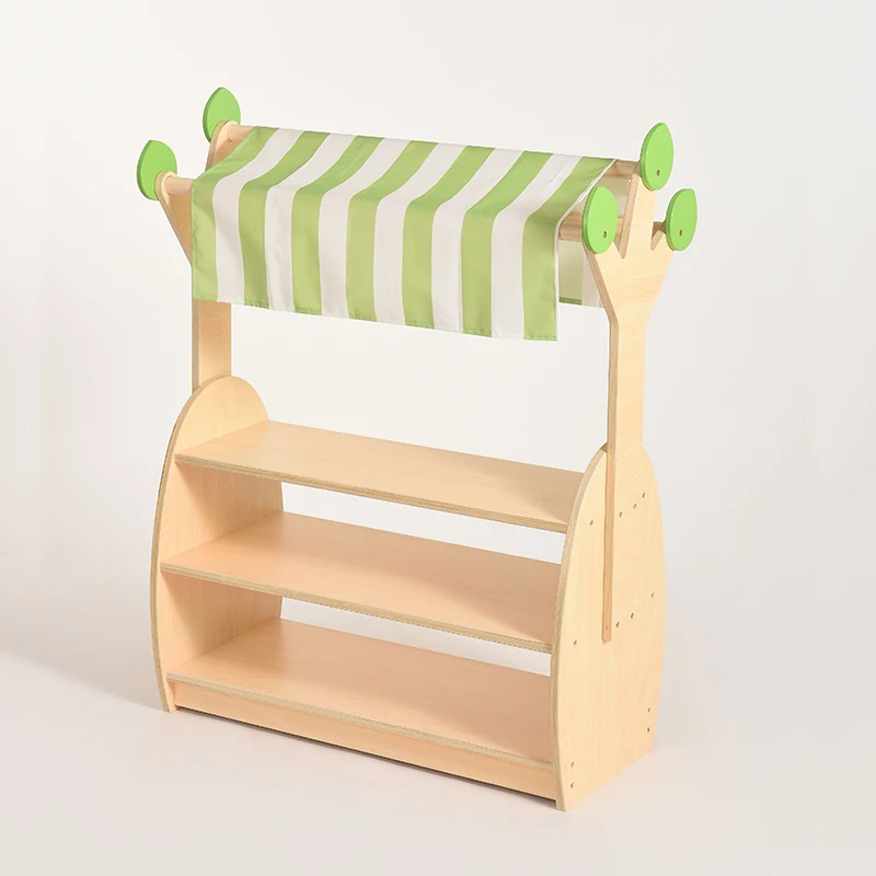 China Manufacturer Montessori Children Furniture Sets Kids Playing Pretend Selling Store Kids Wooden Furniture