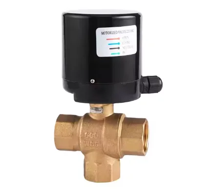 1/2 3/4 1 дюйм. Подходит для HVAC и контроля состояния латунный шаровой клапан с электромотором запорным приводом