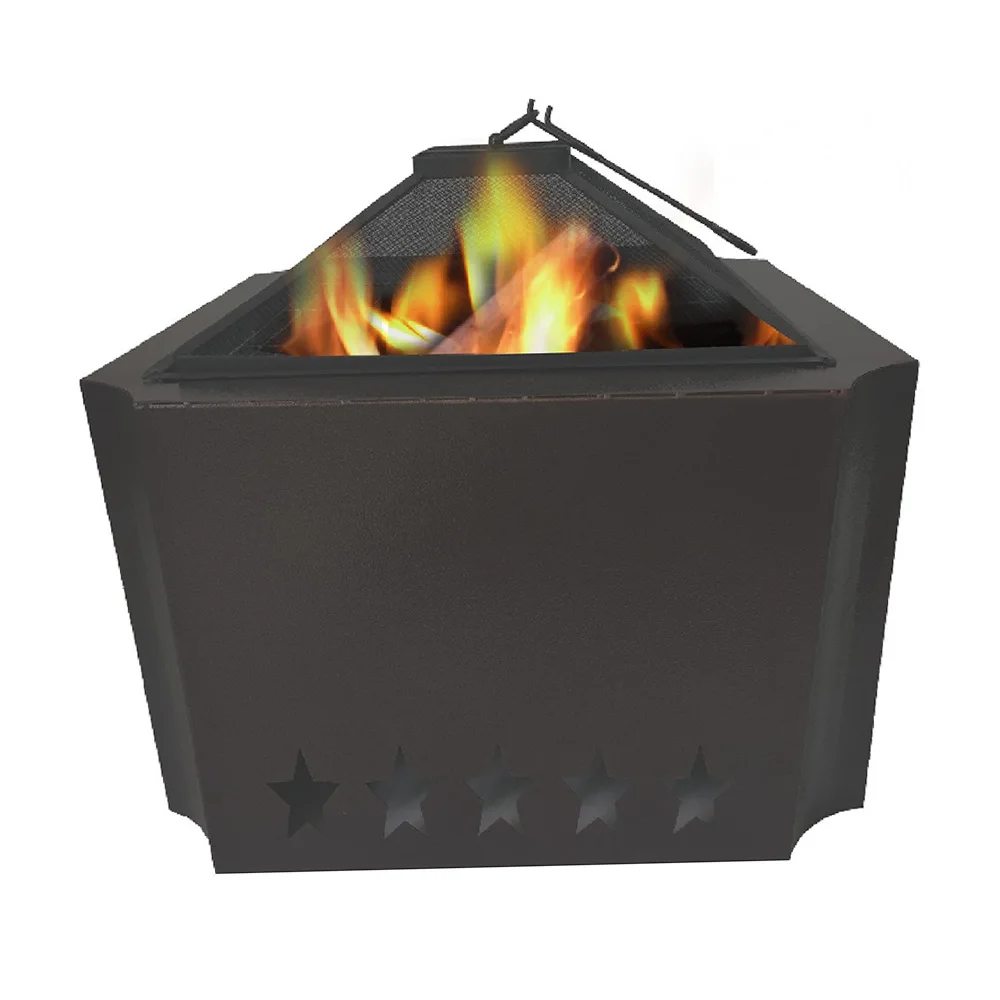 Nice shape style wood burning garden metal patio heater portable fire pit