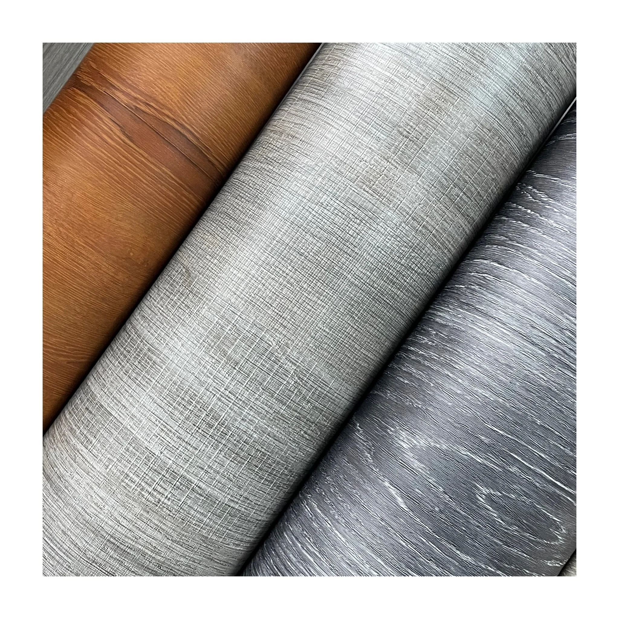 Заводская поставка не самоклеящаяся ПВХ деревянная виниловая пленка декоративная для украшения мебели