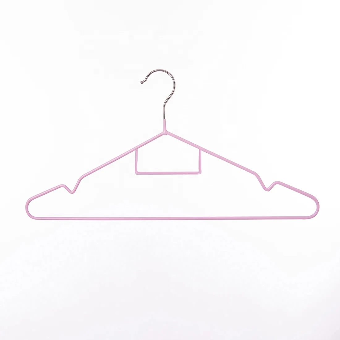 metal hangers metal clothes hangers pvc coated body metal coat cloth hanger