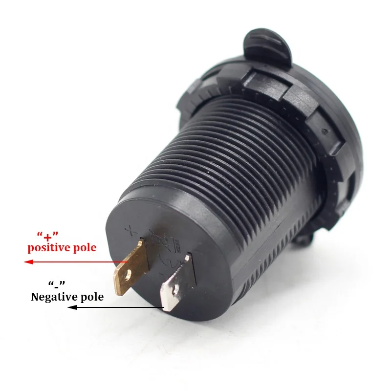 12V 24V Universal Dual Port Bus Car Socket QC3.0 USB Type C 45W PD USB Car Charger