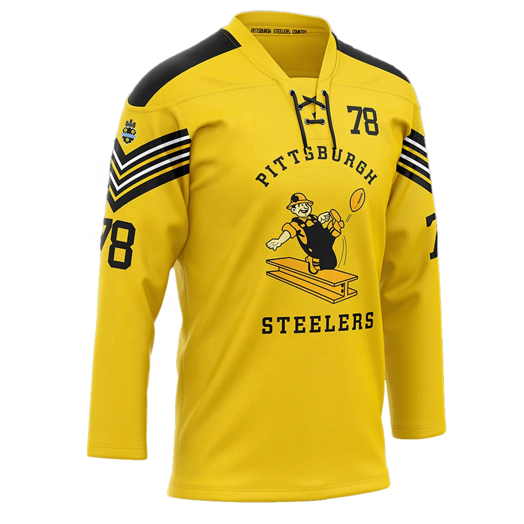 2023 Newest Sublimation Ice Hockey Uniform Ice Hockey Clothing Sublimated Ice Hockey Jerseys