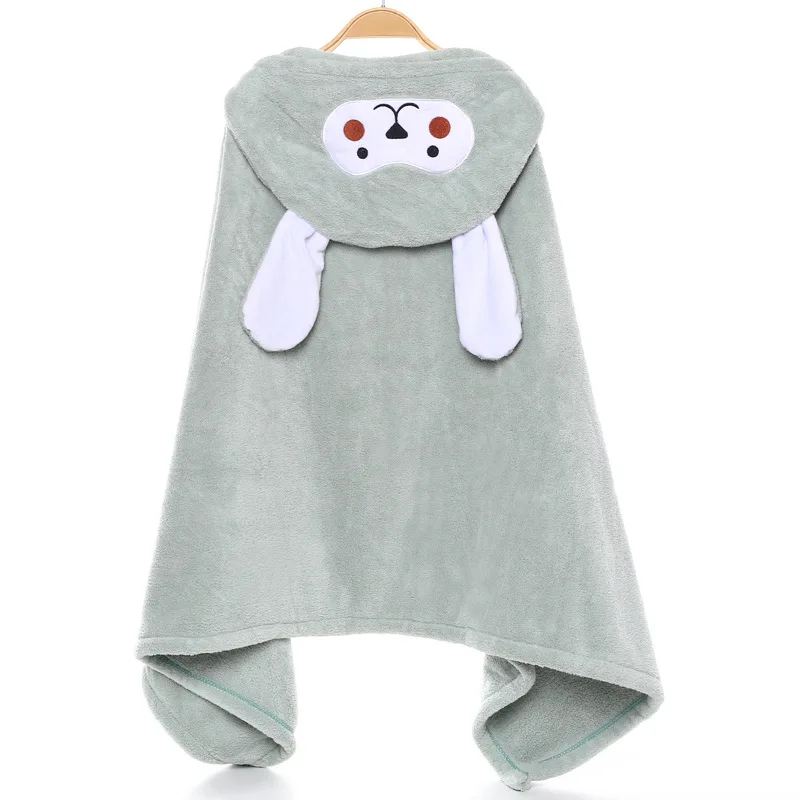 High quality wholesale microfiber baby bath hooded organic body towels with