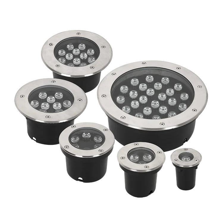 IP67 Waterproof Floor Recessed Lights Deck Inground Spotlight Outdoor Landscape Ground Buried Lamp LED Underground Light