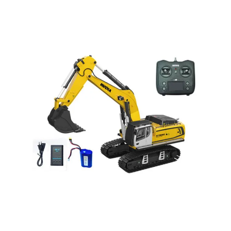 RC Metal Excavator 1:14 Scale 24 channel all-alloy Simulation Remote Control Excavator Electric Toy Trucks